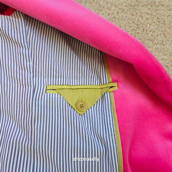 NWOT J. Crew Parke Velvet Blazer HOT PINK "Bright Begonia" - Picture 11 of 14